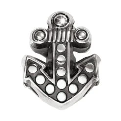 Ahoy Anchor Double Bead -Brighton ahoy anchor double bead silver 2 a5da3bf6 7486 41a0 bb26 f4074f021fa1