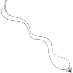 Alcazar Heart Badge Clip Necklace -Brighton alcazar heart badge clip necklace silver 2 3c0d80ff be93 402f 9409 1933ee57bbc7