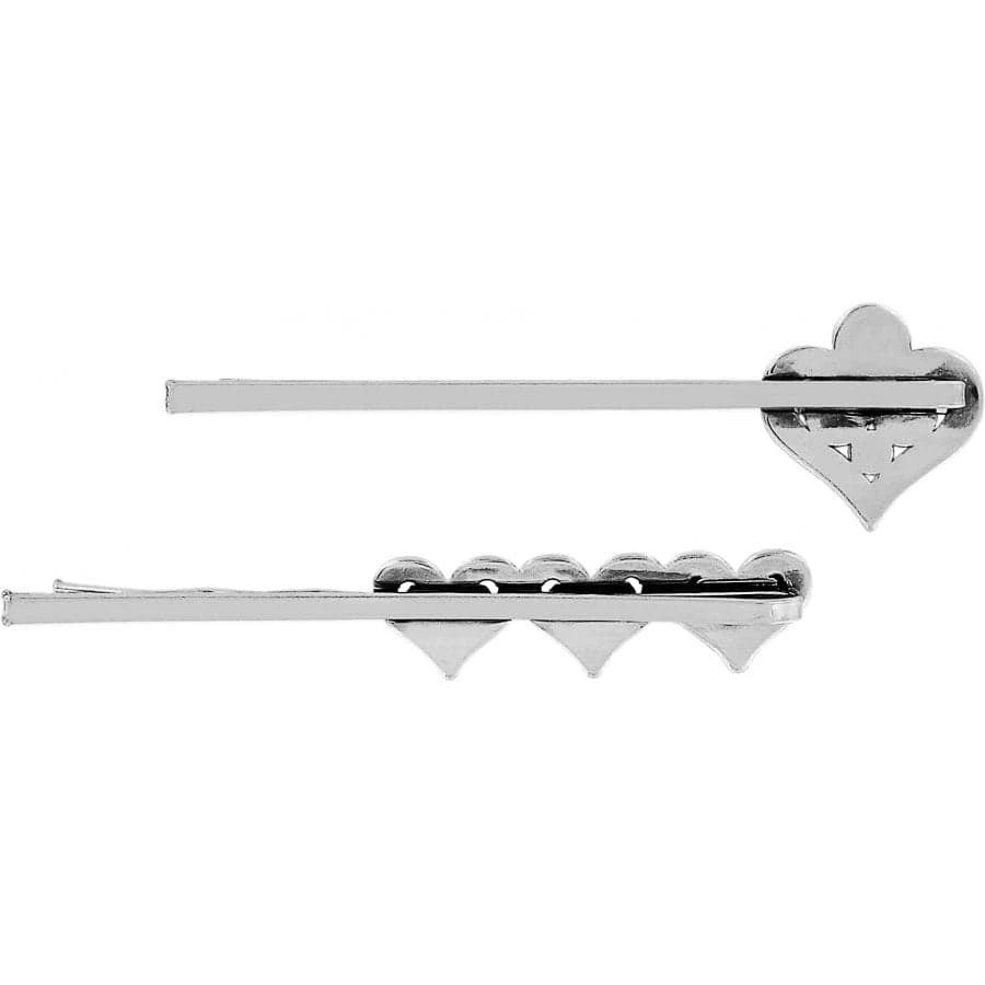 Alcazar Heart Bobby Pin Set 2 Alcazar Heart Bobby Pin Set - Image 2
