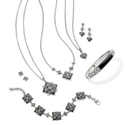 Alcazar Mystique Short Necklace -Brighton alcazar mystique short necklace silver black 2 9a265075 20f2 4263 9eea afd9908eb04f