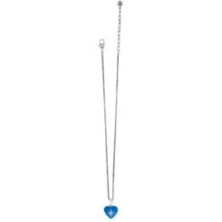 Amore Shades Sky Heart Necklace -Brighton amore shades sky heart necklace silver blue 2
