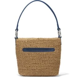 Cherie Straw Shoulderbag -Brighton cherie straw shoulderbag wheat french blue 2