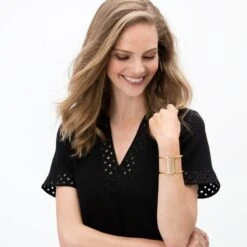 Christo Danube Wide Cuff Bracelet -Brighton christo danube wide cuff bracelet gold 2 c0b0692e b29b 44e1 8e3e 296335b050a9