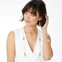 Christo Interlok Narrow Cuff Bracelet 6 Christo Interlok Narrow Cuff Bracelet -Brighton christo interlok narrow cuff bracelet silver 2 ad34a318 9dbd 412a 84a3 03dd55acc145