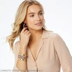 Christo New Delhi Wide Cuff Bracelet -Brighton christo new delhi wide cuff bracelet gold 3 8827f222 514f 4a3f 87db c484ccc86da0