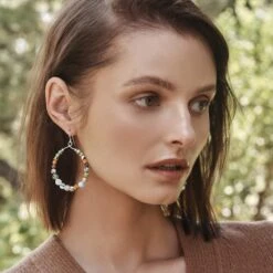 Contempo Desert Sky French Wire Earrings -Brighton contempo desert sky french wire earrings silver multi 2