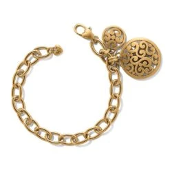 Contempo Medallion Link Bracelet -Brighton contempo medallion link bracelet gold 0