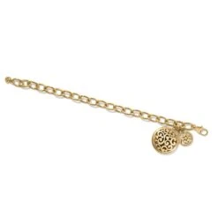 Contempo Medallion Link Bracelet -Brighton contempo medallion link bracelet gold 1