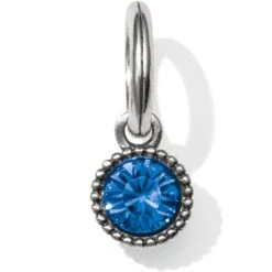 Dazzling Love Blue Heart Charm Necklace -Brighton dazzling love blue heart charm necklace silver blue 2 79c84d20 af2b 42d2 92ee b7f4065fa5b5
