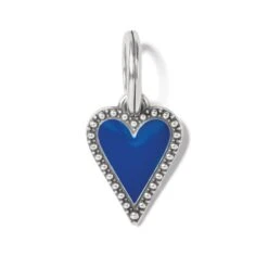 Dazzling Love Blue Heart Charm Necklace -Brighton dazzling love blue heart charm necklace silver blue 3 a5be270a 94ca 432d 8bab 95a6d530bf34