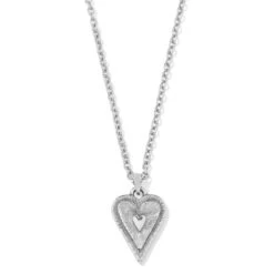 Dazzling Love Petite Necklace -Brighton dazzling love petite necklace silver blue 1