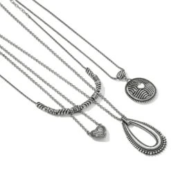 Del Rio Heart Necklace -Brighton del rio heart necklace silver 2