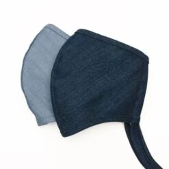 Denim Face Mask (2 Pack) 15 Denim Face Mask (2 Pack) -Brighton denim face mask 2 pack blue 0