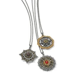 Dynasty Sol Necklace -Brighton dynasty sol necklace gold red 2