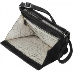 Ferrara Cross Body Organizer -Brighton ferrara cross body organizer black 1
