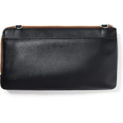 Ferrara Duet Zip Pouch -Brighton ferrara duet zip pouch black brown 2