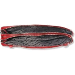 Ferrara Duet Zip Pouch -Brighton ferrara duet zip pouch poppy 1