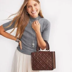 Ferrara Sala Medium Tote -Brighton ferrara sala medium tote whisky 3