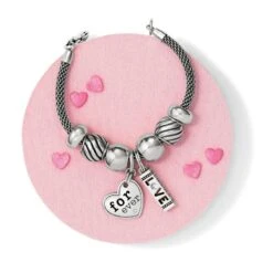 Forever Be Loved Charm -Brighton forever be loved charm silver 3 7f1185fa d96a 4609 9f01 0695eb7e9e4c