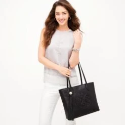 Gabriella Medallion Tote -Brighton gabriella medallion tote black 4 aa500cc8 1195 4c83 906f 1325aa139769