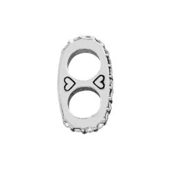 Glitter Double Spacer -Brighton glitter double spacer silver 1 738411d1 a6c7 43ff 848f 1ff0eddbdfe2