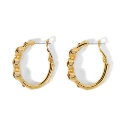 Halo Glow Trio Hoop Earrings -Brighton halo glow trio hoop earrings gold 2