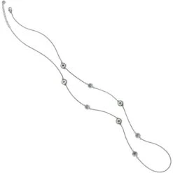 Halo Light Long Necklace 6 Halo Light Long Necklace -Brighton halo light long necklace silver white 2 34872a34 73ad 42de b84e e2dca1d4d5b6