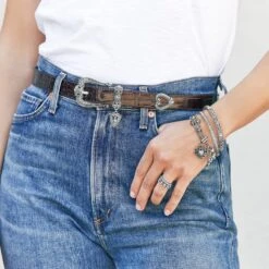 Hearts Reversible Belt -Brighton hearts reversible belt black chocolate 4