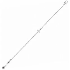 Inner Shine Cross Anklet -Brighton inner shine cross anklet silver 2