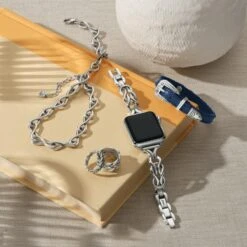 Interlok Harmony Watch Band -Brighton interlok harmony watch band silver 2