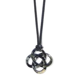 Interlok Horn Necklace -Brighton interlok horn necklace black 0
