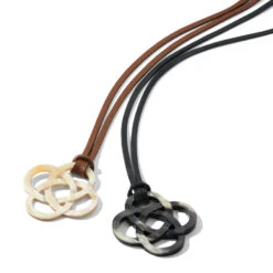 Interlok Horn Necklace -Brighton interlok horn necklace black 2