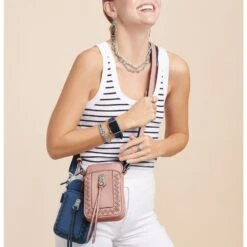 Interlok Mini Utility Bag -Brighton interlok mini utility bag pink sand 3