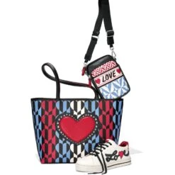 Love Me Do Tote -Brighton love me do tote multi 3