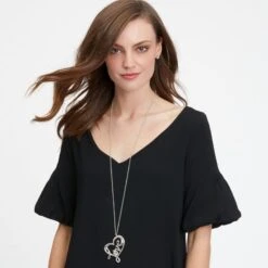 Love Story Long Necklace -Brighton love story long necklace silver 3 d06a8b53 781e 4f66 913f 2836696b5b38