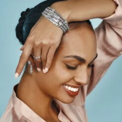 Meridian Beautiful Petite Stretch Bracelet 5 Meridian Beautiful Petite Stretch Bracelet -Brighton meridian beautiful petite stretch bracelet silver 2