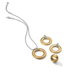 Meridian Geo Post Drop Earrings -Brighton meridian geo post drop earrings gold 2