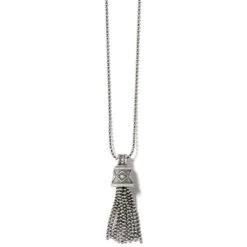 Meridian Zenith Tassel Necklace -Brighton meridian zenith tassel necklace silver 0