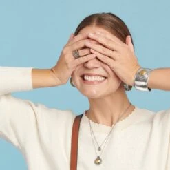 Monete Pendant Necklace -Brighton monete pendant necklace silver gold 4