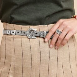 Mosaica Tile Belt 9 Mosaica Tile Belt -Brighton mosaica tile belt black 4