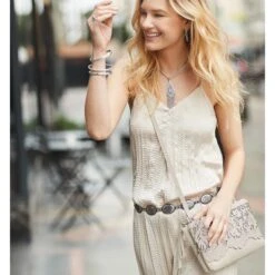 Nicole Concho Link Belt -Brighton nicole concho link belt silver 3