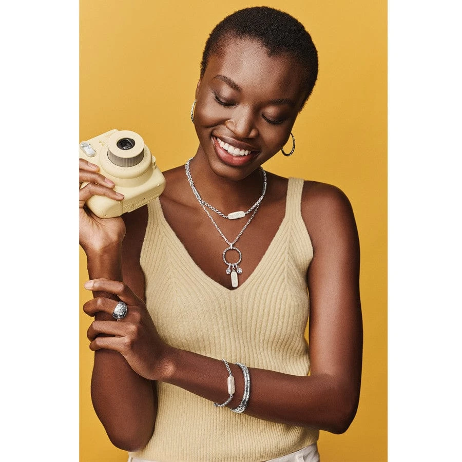 Pebble Pearl Double Link Bracelet 3 Pebble Pearl Double Link Bracelet - Image 3