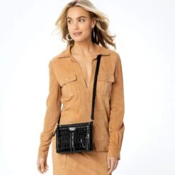 Pretty Tough City Organizer -Brighton pretty tough city organizer black croco 4