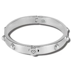 Pretty Tough Groove Hinged Bangle -Brighton pretty tough groove hinged bangle silver 2
