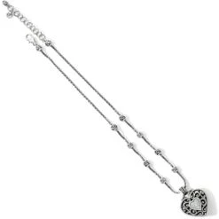 Reno Heart Necklace -Brighton reno heart necklace silver 2 718caec0 440d 4376 9c7a cf60b1faad60