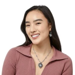 Reno Heart Necklace -Brighton reno heart necklace silver 3