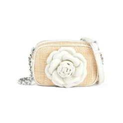Rosie Straw Camera Bag -Brighton rosie straw camera bag white 0
