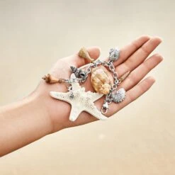 Shells Around The World Shell Charm Bracelet 7 Shells Around The World Shell Charm Bracelet -Brighton shells around the world shell charm bracelet silver gold 3