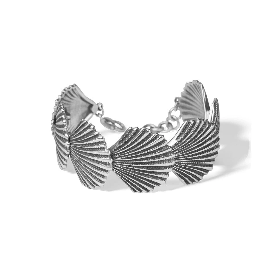 Silver Shells Flex Cuff Bracelet 1 Silver Shells Flex Cuff Bracelet