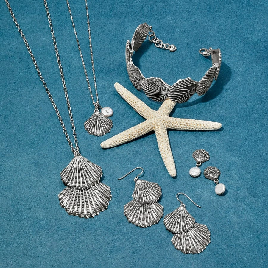 Silver Shells Flex Cuff Bracelet 2 Silver Shells Flex Cuff Bracelet - Image 2